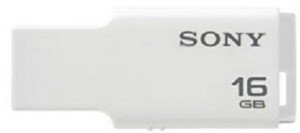 Sony Micro Vault Tiny 16GB USB Flash Drive (White)